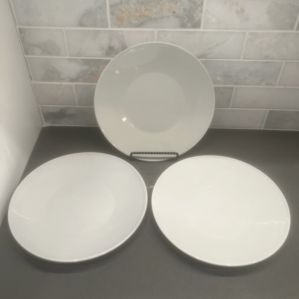 3-Thomas O'Brien Vintage Modern Salad Dessert Plates Oyster Grey 8.25"